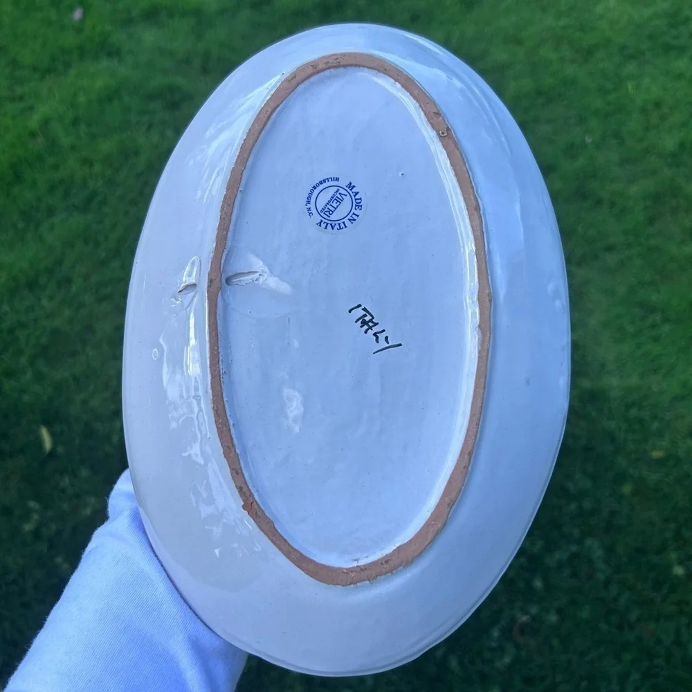 Vietri Hand Painted Fish Platter | 10 1/2